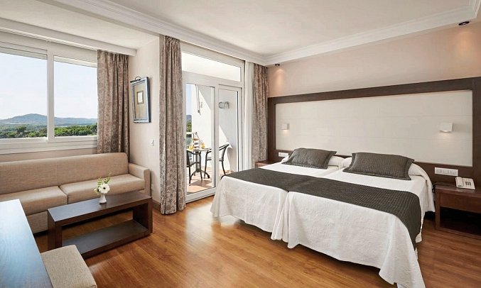 Hipotels Eurotel Punta Rotja - Wohnbeispiel Doppelzimmer Select Meerblick (Zimmercodierung DNM)