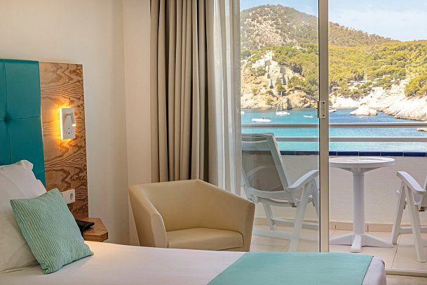 Alua Gran Camp de Mar - Wohnbeispiel Doppelzimmer frontaler Meerblick My Favourite Club (Zimmercodierung D2M)