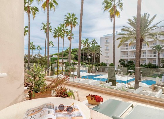 Iberostar Selection Albufera Playa - Beispiel Balkon Doppelzimmer Premium Poolblick (Zimmercodierungen D1P & D2P)