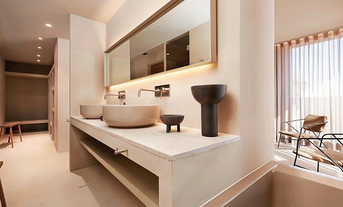 Barefoot Mallorca - Beispiel Bad (Zimmercodierungen DB1, DF1 & DS1)