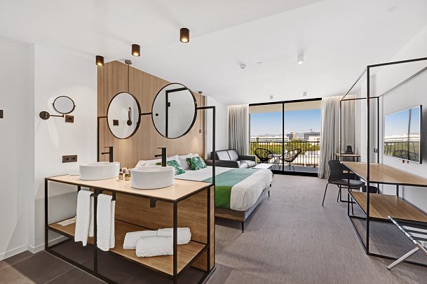 Paradiso Garden - Wohnbeispiel Juniorsuite (Zimmercodierungen JB1 & JB2)