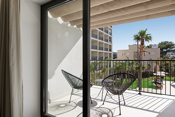 Paradiso Garden - Wohnbeispiel Doppelzimmer Premium (Zimmercodierungen DM1 & DM2)