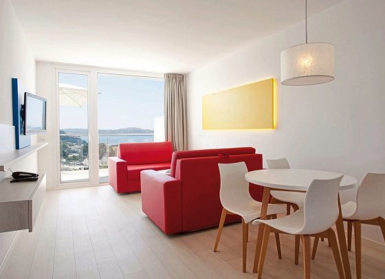Novo Mar - Wohnbeispiel Appartement 1 Schlafzimmer Meerblick (Zimmercodierung ABM)