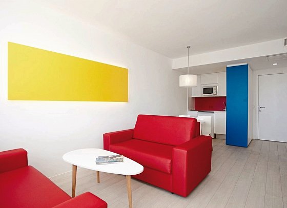 Novo Mar - Wohnbeispiel Appartement 1 Schlafzimmer Meerblick (Zimmercodierung ABM)
