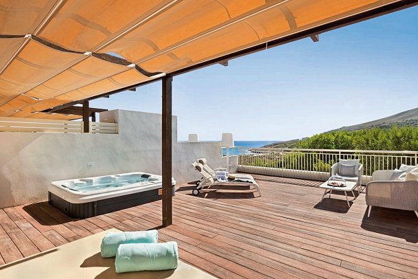 VIVA Cala Mesquida Suites & Spa Adults Only 16+ - Wohnbeispiel Juniorsuite Royal Terrace (Zimmercodierung JT1)