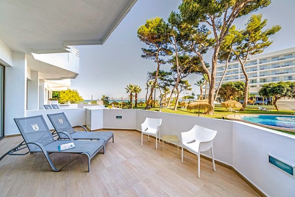 Playa Esperanza Resort - Beispiel Balkon (Zimmercodierung JBN)