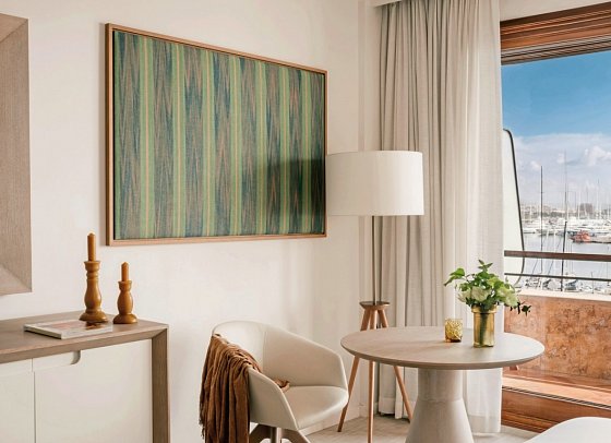 Victoria Gran Meliá - Wohnbeispiel Doppelzimmer Supreme Redlevel Meer- und Kathedralenblick (Zimmercodierung DM2)