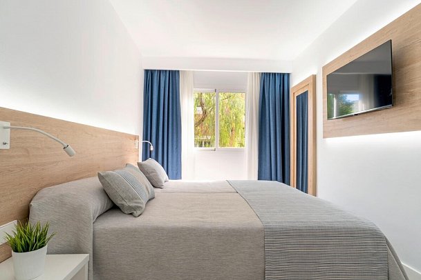 Ciudad Laurel - Wohnbeispiel Appartement 1 Schlafzimmer Premium (Zimmercodierungen AM1 & AMP)