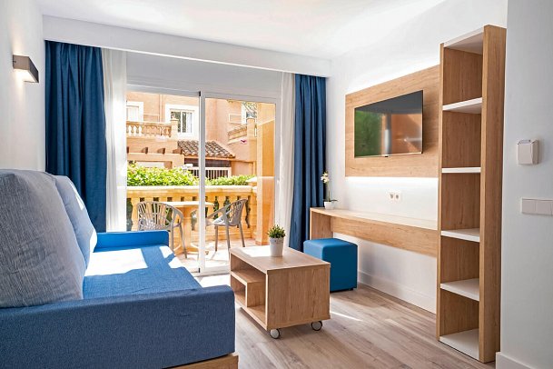 Ciudad Laurel - Wohnbeispiel Appartement 1 Schlafzimmer Premium (Zimmercodierungen AM1 & AMP)