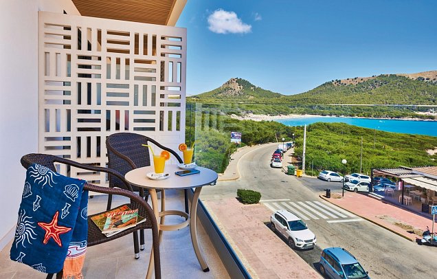 S'Entrador Playa & Spa - Beispiel Balkon (Zimmercodierungen DBM, DCN & DBN)