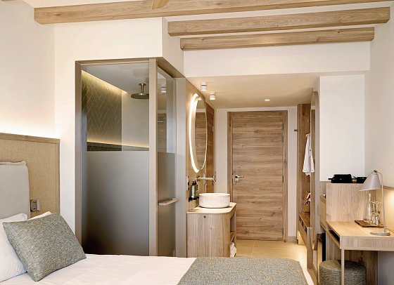 Iberostar Selection Es Trenc - Wohnbeispiel Doppelzimmer Meerblick (Zimmercodierungen D1M, D2M, D1D, D2D, DO1 & DO2)