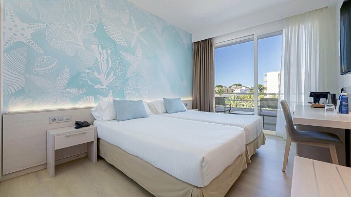 Globales Concord - Wohnbeispiel Doppelzimmer (Zimmercodierungen DB1, DB2, DB3, D1M, D2M & D3M)