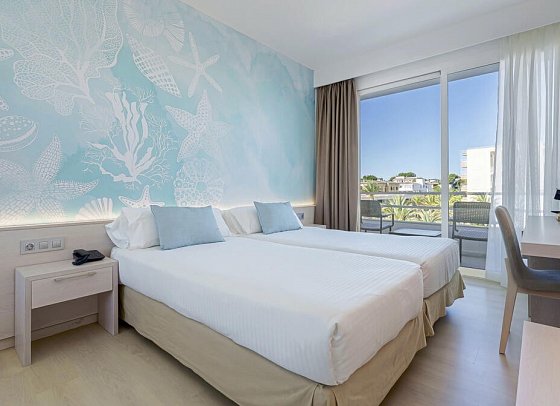 Globales Concord - Wohnbeispiel Doppelzimmer (Zimmercodierungen DB1, DB2, DB3, D1M, D2M & D3M)