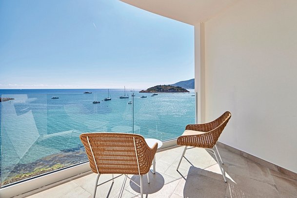 Universal Hotel Aquamarin - Beispiel Balkon (Zimmercodierung DBM)