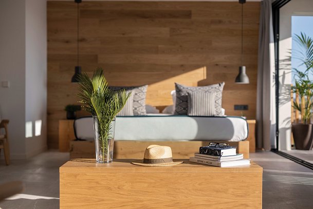 Las Gaviotas Suites - Wohnbeispiel Juniorsuite Premium (Zimmercodierungen JP1, JM1, JMP & JMD)