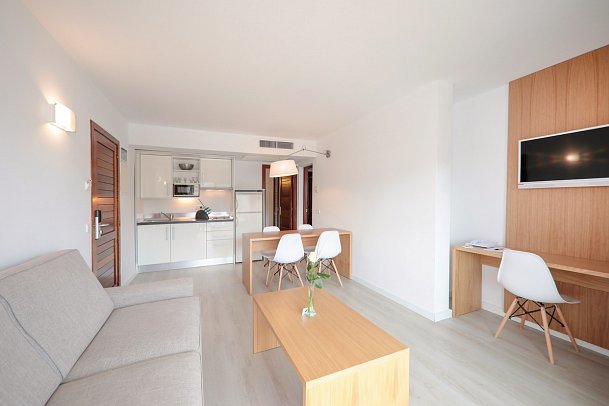 La Pérgola - Wohnbeispiel Appartement 2 Schlafzimmer (Zimmercodierung AB1)