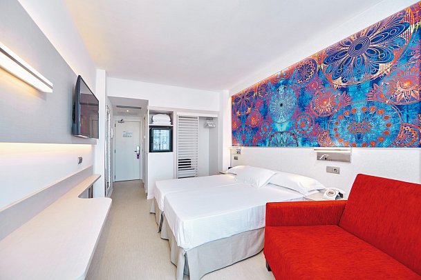 Indico Rock - Wohnbeispiel Doppelzimmer (Zimmercodierungen DB1 & DB2)