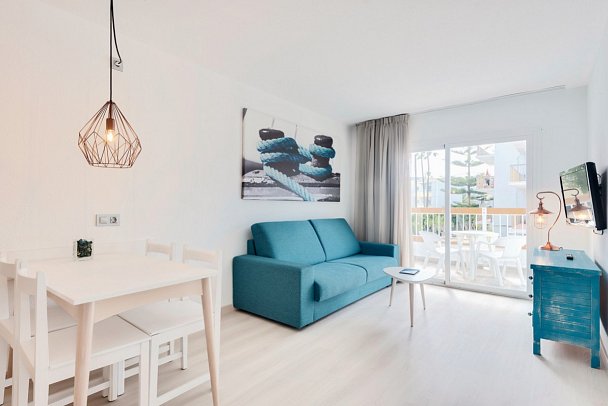 Alcudia Garden - Wohnbeispiel Appartement 1 Schlafzimmer (Zimmercodierungen AP1, AP2, AB1 & AB2)