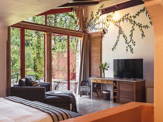 Finca Ca N'Ai Bio Retreat - Wohnbeispiel Juniorsuite Superior (Zimmercodierung JS1)