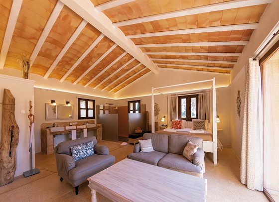 Finca Ca N'Ai Bio Retreat - Wohnbeispiel Juniorsuite Deluxe (Zimmercodierung WM1)