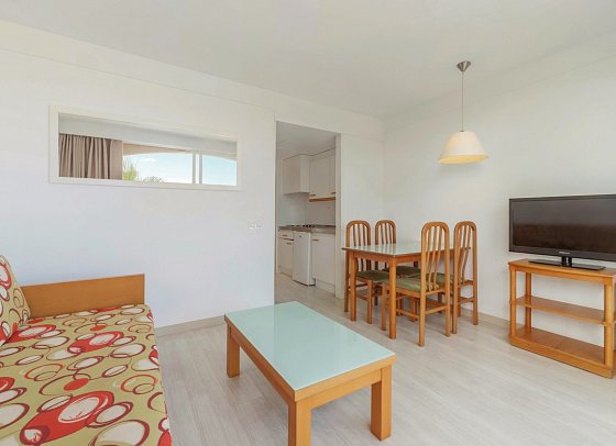 Club Simó - Wohnbeispiel Appartement 1 Schlafzimmer (Zimmercodierungen AB1 & AB2)