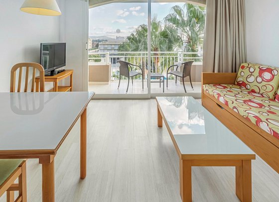 Club Simó - Wohnbeispiel Appartement 1 Schlafzimmer (Zimmercodierungen AB1 & AB2)