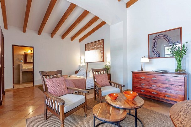 Rural Agroturismo Son Palou - Wohnbeispiel Juniorsuite mit Terrasse (Zimmercodierung JB2)