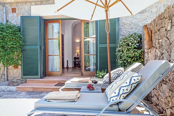 Rural Agroturismo Son Palou - Wohnbeispiel Juniorsuite mit Terrasse (Zimmercodierung JB2)