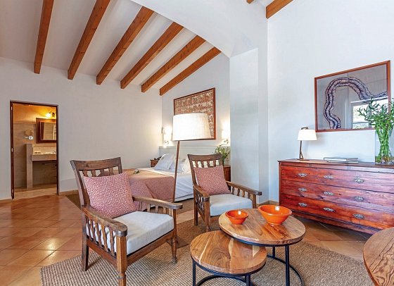 Rural Agroturismo Son Palou - Wohnbeispiel Juniorsuite mit Terrasse (Zimmercodierung JB2)