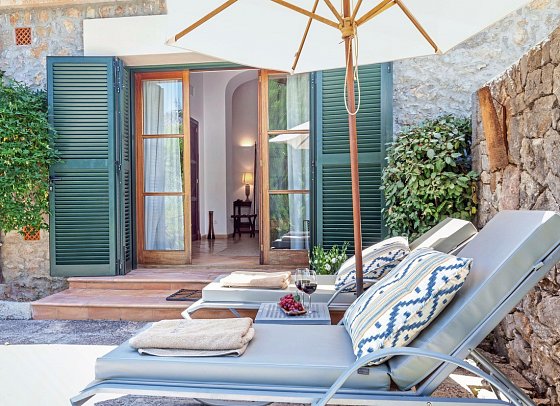 Rural Agroturismo Son Palou - Wohnbeispiel Juniorsuite mit Terrasse (Zimmercodierung JB2)
