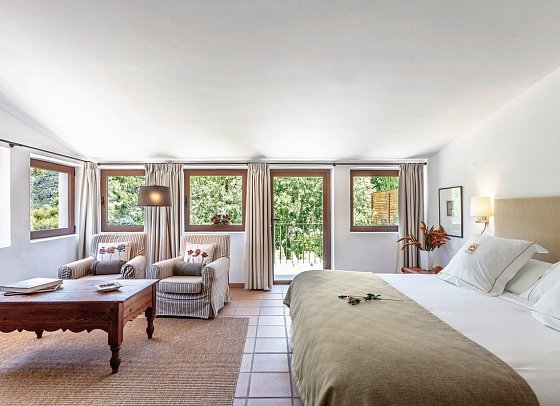 Rural Agroturismo Son Palou - Wohnbeispiel Doppelzimmer Superior mit Terrasse (Zimmercodierung DS2)