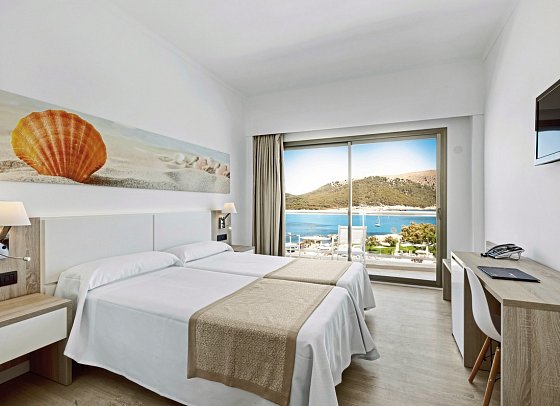 THB Cala Lliteras - Wohnbeispiel Doppelzimmer Meerblick (Zimmercodierung DBM)