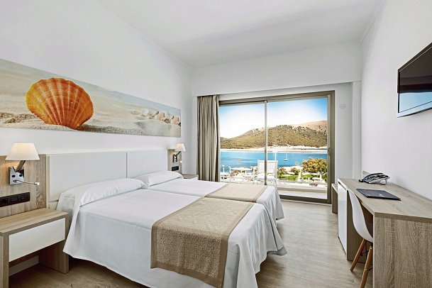 THB Cala Lliteras - Wohnbeispiel Doppelzimmer Meerblick (Zimmercodierung DBM)