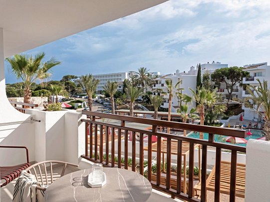 Inturotel Esmeralda Park - Beispiel Balkon (Zimmercodierung WBP)