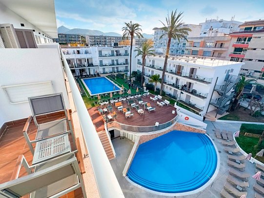 Eix Alcudia - Beispiel Balkon (Zimmercodierungen D3P & D4P)