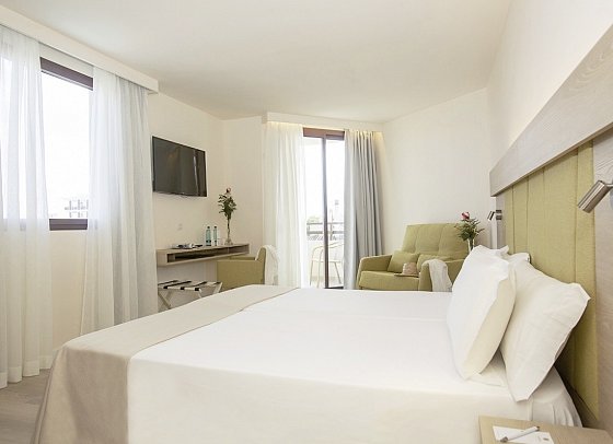 Sabina Playa - Wohnbeispiel Doppelzimmer seitl.Meerblick (Zimmercodierung DBN)
