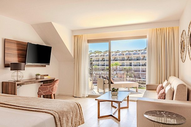 Zafiro Palace Palmanova - Wohnbeispiel Juniorsuite Penthouse Zafiro Club (Zimmercodierungen J3D & J4D)