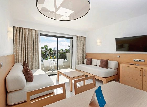 Hipotels Mediterráneo Club - Wohnbeispiel Appartement 1 Schlafzimmer (Zimmercodierungen AB1, AE2, AB2 & ABM)