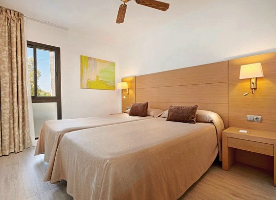 Hipotels Mediterráneo Club - Wohnbeispiel Appartement 1 Schlafzimmer Garden (Zimmercodierungen AB1, AE2, AB2 & ABM)