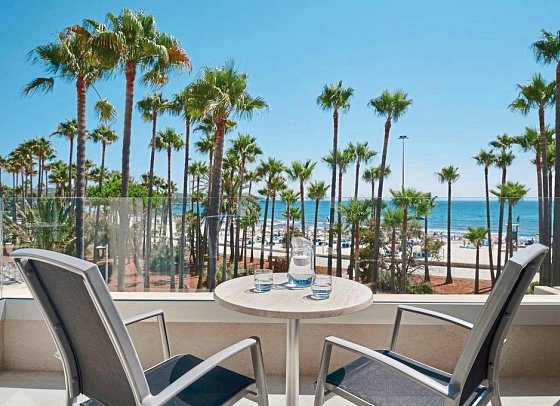 Hipotels Mediterráneo Club - Beispiel Balkon (Zimmercodierung ABM)