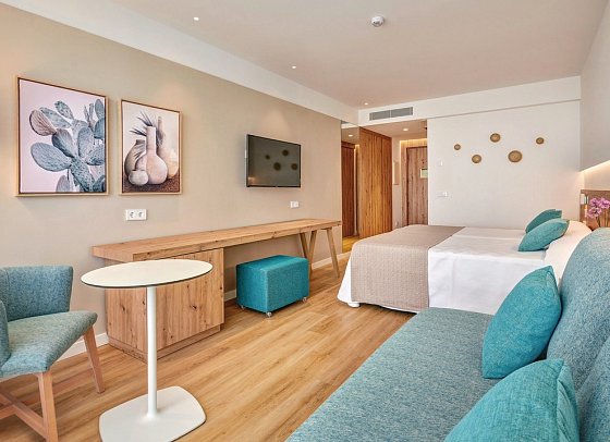 Hipotels Mediterráneo Club - Wohnbeispiel Juniorsuite (Zimmercodierung JB1)