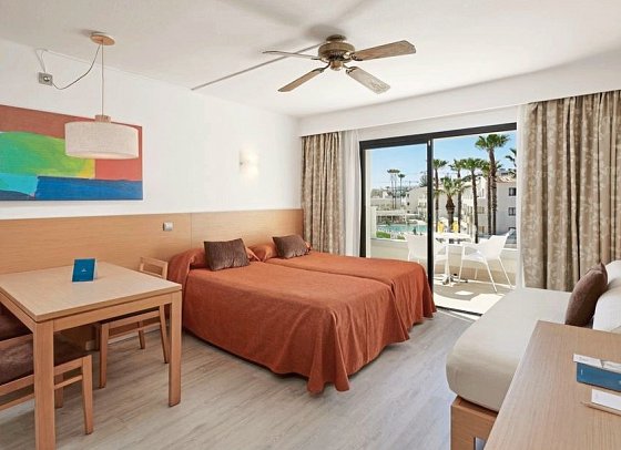 Hipotels Mediterráneo Club - Wohnbeispiel Studio (Zimmercodierung SB1)