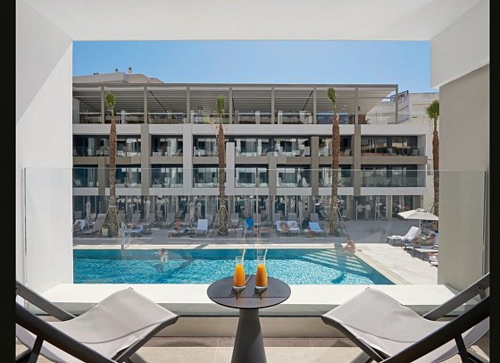 INNSIDE Palma Bosque - Beispiel Balkon Doppelzimmer Innside Premium (Zimmercodierung DM1)