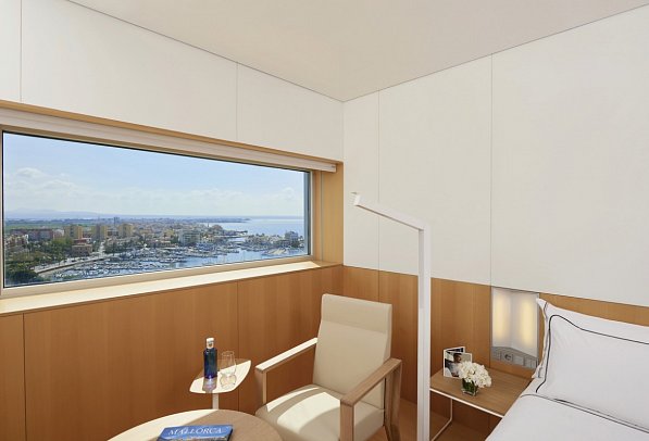 Meliá Palma Bay - Wohnbeispiel Doppelzimmer Deluxe Meerblick (Zimmercodierung DDM)