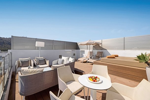 VIVA Sunrise - Wohnbeispiel Appartement 1 Schlafzimmer Royal Terrace obere Etage (Zimmercodierung AT2)