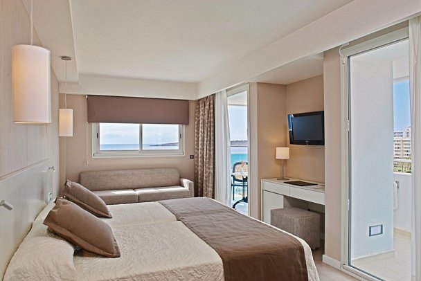 Hipotels Hipocampo - Wohnbeispiel Juniorsuite (Zimmercodierungen JBN & JBM)