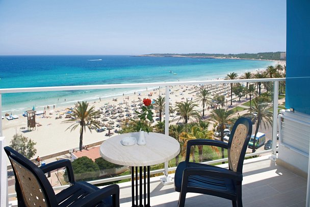 Hipotels Hipocampo - Beispiel Balkon (Zimmercodierungen DBN, DBM, JBN & JBM)