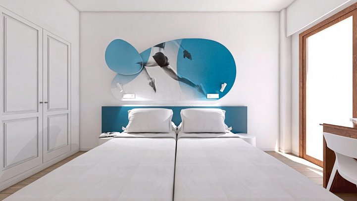 JS Paradise Sport - Wohnbeispiel Doppelzimmer (Zimmercodierung DB1)