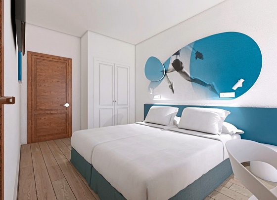 JS Paradise Sport - Wohnbeispiel Doppelzimmer obere Etage (Zimmercodierung DBD)
