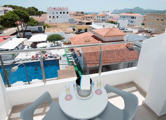 Chevy Hotel & Suites - Beispiel Balkon (Zimmercodierungen DB2 & TB1)